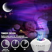 preiswerte Sternengalaxie Projektorlichter-Fernbedienung Bluetooth Modusumschaltung Kindertag Weihnachten USB 1 Stück