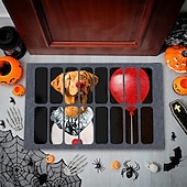 olcso Halloween hálószoba-halloween bohóc padlószőnyeg lábtörlő 3D nyomtatás csapda nappali hálószoba éjjeli szőnyeg