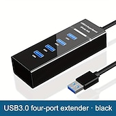 זול רכזות USB-usb 3.0 hub atolla 4 יציאות סופר מהיר usb עבור מחשבים ניידים macbook surface pro ps4/5 כונני הבזק כוננים קשיחים