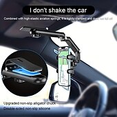 cheap Car Holder-Car Sun visor mobile phone bracket Rotatable Adjustable Multifunction Phone Holder for Car Compatible with All Mobile Phone Phone Accessory