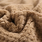 cheap Blankets &amp; Throws-Double-Sided Coral Fleece Blanket Three-Layer Quilted Thickened Cover Quilt Flannel Blanket Double Single Air-Conditioning Nap Blanket