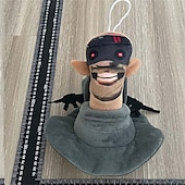 זול בובות, פלייטים וחיות ממולאות-רמקול אסלת skibidi בובות סאונד גבר מזייף בובות קטיפה