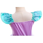abordables Costumes pour filles-Sirène Sirène Princesse Aqua Robe Costume de soirée à thème Cosplay for Fille Enfant Carnaval Mascarade