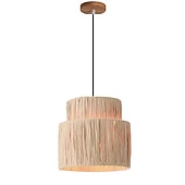 abordables Éclairages pour îlot-100 cm conception avec îlot Suspension Rotin Traditionnel / Classique Rustique 110-120V 220-240V