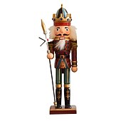 olcso Gyűjthető figurák-karácsonyi diótörő figurák díszek (30cm/11.81in), szobadekoráció, jelenetdekor, asztali dekoráció, karácsonyi kellékek, karácsonyi díszek