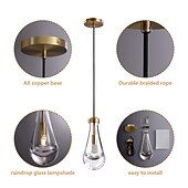 economico Luci Isola cucina-180 cm Progettazione del cluster Design a isola Luci Pendenti Metallo Moderno Isola 110-120V 220-240V