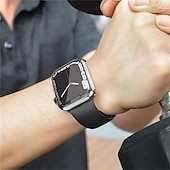 Χαμηλού Κόστους Smartwatch Θήκη-Συμβατό με Apple Watch Series 8 7 45mm / Series 8 7 41mm / Series 6 5 4 SE 44mm / Series 6 5 4 SE 40mm / Series 3 2 1 42mm All Around Protective Ανθεκτική σε πτώσεις TPU Παρακολουθήστε Κάλυμμα