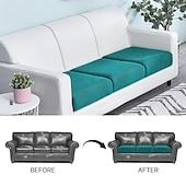 abordables Housse de fauteuil et d&#039;accoudoir de canapé-canapé extensible housse de coussin housse élastique canapé fauteuil causeuse 4 ou 3 places gris uni solide doux durable lavable