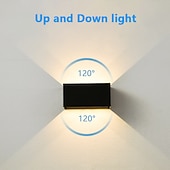 abordables luces de pared al aire libre-Lámpara LED de pared para exteriores, 12/24w, con sensor de movimiento, control de luz impermeable ip65, adecuada para baño, garaje, valla, terraza, patio, 110-240v