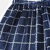 abordables Pijamas-Hombre Ropa de salón Pijama Conjunto pijama Top y pantalón de pijama 2 Piezas Plaid Elegante Casual Confort Hogar Diario Franela Comodidad Cuello Barco Manga Larga Pullover Pantalón Cintura elástica