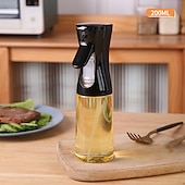 cheap Kitchen Utensils &amp; Gadgets-1pc, Baking Oil Sprayer Bottle, Cooking Oil Dispenser, 200ML/300Ml PET Material Oil Sprayer, Air Fryer Spray Bottle,Kitchen Baking Supplies,Canola Oil Sprayer, Salad, Making, Baking, Frying, Grilling,