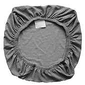 ieftine Husă scaun de birou-hidrofugă computer burgundy husă pentru scaun de birou elastică, rotativă, pentru scaun pentru jocuri, elastic, boabe de porumb, culoare uni, negru, moale, durabil, lavabil