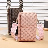 cheap Universal Phone Bags-Women&#039;s Korean version of mobile phone bag with large capacity wide shoulder strap crossbody bag fashionable zipper sturdy zero wallet mobile phone bag