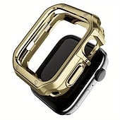 Недорогие Чехлы для умных часов-Чехол для часов Совместим с Apple Watch Ultra 49mm / Series 8 7 41mm 45mm / Series 6 5 4 SE 40mm 44mm Устойчивый к царапинам Полное покрытие бампера Все вокруг защитное ТПУ Часы Крышка