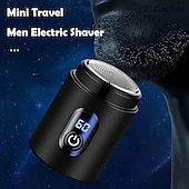 cheap Shaving &amp; Hair Removal-Mini Electric Travel Shaver for Men Pocket Size Rechargeable Portable Painless Cordless Trimmer Knive Face Beard Razor