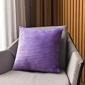 levne Trendy polštáře-dekorativní přehozové polštáře pruhované manšestrové povlaky na polštáře jednobarevné polštáře pohovka polštář opěrka hlavy opěrka polštář 1ks
