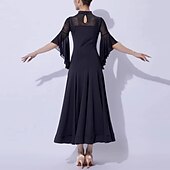 billiga Danskläder till ballroom-dans-sällskapsdanstävling klänning kvinnors uppträdande fest modern valsdanskläder scen danskläder kostymer