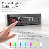 お買い得  カー・マルチメディア・プレーヤー-カーラジオ 1 din Bluetooth 自動車サウンド mp3 プレーヤー fm マルチレーザーオートステレオ自動車ラジオマルチメディアステレオ