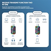 お買い得  ケーブル・ケーブルアクセサリ-bt5.3 bluetooth アダプタ車用 3.5 ミリメートルジャック aux ケーブル bluetooth 5.3 5.0 4.2 4.0 レシーバートランスミッタースピーカーオーディオ音楽受信機