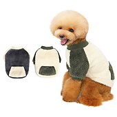 cheap Coats-Dog Cat Coat Jacket Fashion Casual Winter Warm Breathable Soft Washable Comfortable Casual Daily Dog Clothing for Bichon Frise Pomeranian Baby Pet Papillon Small