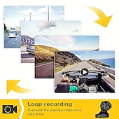 お買い得  車載DVR-ダッシュカム wifi フロント車カメラ ダッシュカメラ 車の運転レコーダー アプリ付き 24 時間駐車モード 重力センサー モーション検出