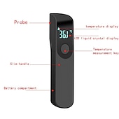 economico Tester e Rivelatori-termometro frontale per display LCD portatile portatile termometro elettronico digitale termometro a infrarossi domestico ad alta precisione senza contatto