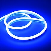 olcso Neon LED-es világítás-2m-es led neoncsíkos kültéri lámpák 12V vízálló otthoni nappali konyhakert udvari karácsonyi dekorációs világító lámpa