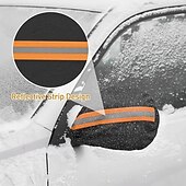 ieftine Articole vii în aer liber-husa de parbriz imbunatatita parasolar cu magnet rezistent la apa, rezistenta la zapada, capac de protectie solara pentru geam din fata masinii cu banda reflectorizanta si centura de fixare rezistenta la vant