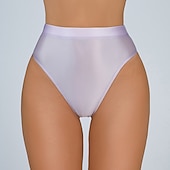 levne pole dancewear-Taneční kostýmy Exotické taneční oblečení tanec u tyče Spodní prádlo Čistá Barva Dámské Výkon Trénink Vysoký Polyester