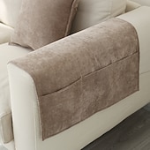 baratos Capa para assento de Sofá &amp; Apoios de Braços-Manta De Sofá Côr Sólida Impressão Reactiva Chenille Jacquard Capas de Sofa