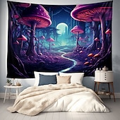 Χαμηλού Κόστους Trippy Tapestries-trippy μανιτάρι ψυχεδελική κρεμαστή ταπετσαρία τοίχου τέχνη μεγάλη ταπετσαρία τοιχογραφία διακόσμηση φωτογραφία σκηνικό κουβέρτα κουρτίνα σπίτι υπνοδωμάτιο διακόσμηση σαλονιού