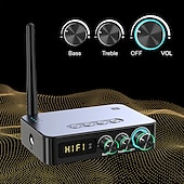 levne Bluetooth sady do auta / handsfree-m9 pro bluetooth 5.1 audio přijímač vysílač 3,5mm aux bezdrátový hudební adaptér u disková/tf karta FM rádio přehrávač dac převodník