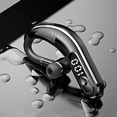 baratos Auriculares de Telefone &amp; Escritório-iMosi M23 Fone de ouvido com telefone viva-voz Gancho para Orelha Bluetooth 5.2 Esportivo Microfone Embutido Exposição de poder do diodo emissor de luz para Apple Samsung Huawei Xiaomi MI Uso Diário