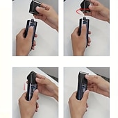 ieftine Epilat &amp; Ras-Mașină de Ras Electrică pentru Bărbați - 3 Capete de Lama Interchangeabile - Barbă Umedă  Uscată Ras Balon Nas Trimmer pentru Părul Facial - Cadouri Ideale de Ziua Îndrăgostiților pentru Bărbați