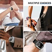 Χαμηλού Κόστους Smartwatch Θήκη-Συμβατό με Apple Watch Series 8 7 45mm / Series 8 7 41mm / Series 6 5 4 SE 44mm / Series 6 5 4 SE 40mm / Series 3 2 1 42mm All Around Protective Ανθεκτική σε πτώσεις TPU Παρακολουθήστε Κάλυμμα