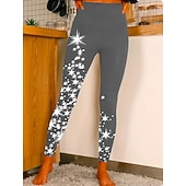 cheap Yoga Leggings &amp; Tights-Women's Yoga Leggings Butt Lift Tummy Control High Waist Pilates Gym Workout Running Tights Leggings Floral 1# 2# 8# Spandex Fall Sports Activewear Stretchy Skinny