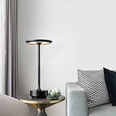 رخيصةأون مصابيح الطاولة-11 &quot;LED مصباح طاولة لاسلكي 40 المصابيح الرجعية مطعم بار ضوء الليل 3000mah بطارية قابلة للشحن 3-لون مستوى يعتم