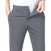 voordelige casual broek-Voor heren Golfbroek Broek Vrijetijdsbroek Stretch broek Zak Effen Sneldrogend Lichtgewicht Volledige lengte Dagelijks Buiten Uitgaan Modieus Casual blauw Khaki