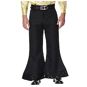 お買い得  衣装-男性用 レトリ／ヴィンテージ ヒッピー 1970年代 コスチュームアクセサリーセット ブラウス / シャツ コスプレウィッグ  のために  ハロウィーン マスカレード