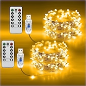 billige USB-drevet-elegant bryllupsfestmottakelse 20m 200led kobbertråd eventyrlys – usb-plugg 8 moduser fjernkontroll vanntett for hageinnredning i hjemmet