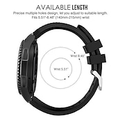 abordables Bracelets de montre Samsung-Bracelet en silicone souple de sport pour Samsung Galaxy Watch 3 4 5 6 40 mm 44 mm 6 classique 43 mm 47 mm 4 classique 42 mm 46 mm 5 LTE 5 PRO 20 mm 22 mm bracelet pour Huawei Watch GT 2 /2e/2 pro