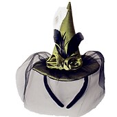 olcso Gonosz boszorkák-Boszorkánykalap Női Felnőttek Halloween Halloween Karnevál Könnyű Karneváli Jelmez a Walpurgis Éjszakájára