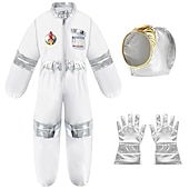 levne Kostýmy pro chlapce-Chlapecké Dívčí Astronaut Cosplay kostým Pro předvečer Všech svatých Plesová maškaráda cosplay Dětské Leotard / Kostýmový overal Rukavice Klobouk