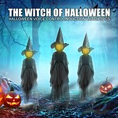 olcso Halloween szabadtéren-halloween dekoráció színes izzó 3db boszorkányok kézenfogva egyetlen szellemjelenet dekorációs kellékek