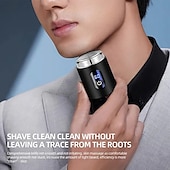 cheap Shaving &amp; Hair Removal-Mini Electric Travel Shaver for Men Pocket Size Rechargeable Portable Painless Cordless Trimmer Knive Face Beard Razor