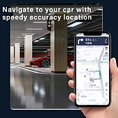 baratos Navegação GPS para automóveis-rastreador GPS pequeno e portátil para carros - monitore a localização e fale com seu veículo
