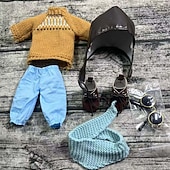 cheap Doll Clothing &amp; Accessories Sets-Waldorf Doll Change Clothes Material Bag Personality Set Waldorf Handmade Muppet Doll