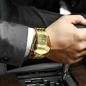 levne Quartz hodinky-Luxusní pánské quartz hodinky moderní trend cool pánské zápěstní hodinky nerezová ocel módní quartz hodinky pro muže Relogio Masculino