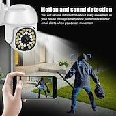 cheap Outdoor IP Network Cameras-Full HD 1080P WiFi IP Camera Wireless Speed Dome PTZ IP66 Waterproof CCTV IR Outdoor Indoor NetCam Monitoring Auto Tracking Full Color Night Vision Security Camera