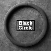 preiswerte Lenkradbezüge-Starfire-Wildlederbezug für alle Jahreszeiten, ultradünner, rutschfester, runder, atmungsaktiver Auto-Lenkradbezug